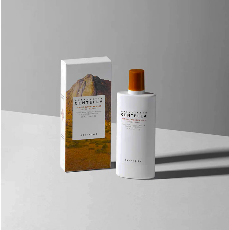 کرم ضد آفتاب رنگی سنتلا ماداگاسکار spf50 مدل ایر فیت پلاس اسکین 1004 حجم ۵۰ میل اورجینال