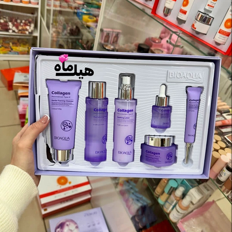 پک روتین پوستی کلاژن جوانساز( مراقبت از پوست ) اورجینال/ باکس هدیه / باکس کادویی / پک هدیه لوازم آرایشی / کادو ولنتاین/ کادو تولد / هدیه سالگرد ازدواج