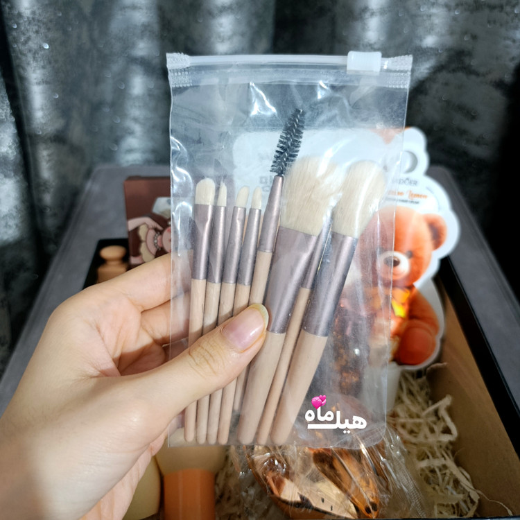 باکس کادویی لوازم آرایشی قهوه ای و نود | باکس هدیه / باکس کادویی / پک هدیه لوازم آرایشی / کادو ولنتاین/ کادو تولد / هدیه سالگرد ازدواج / روز دختر