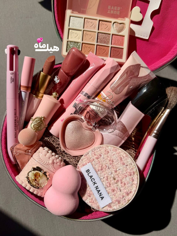 باکس کادویی لوازم آرایشی پرنسسی پینترستی صورتی / مناسب هدیه عروس / باکس هدیه / پک کادویی / باکس هدیه لوازم آرایشی / پک لوازم آرایشی / کادو تولد / کادو ولنتاین / روز دختر / روز عشق / سالگرد ازدواج
